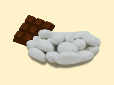 White  Almond Dragees